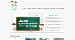 Desktop Screenshot of mipequenomundo.org